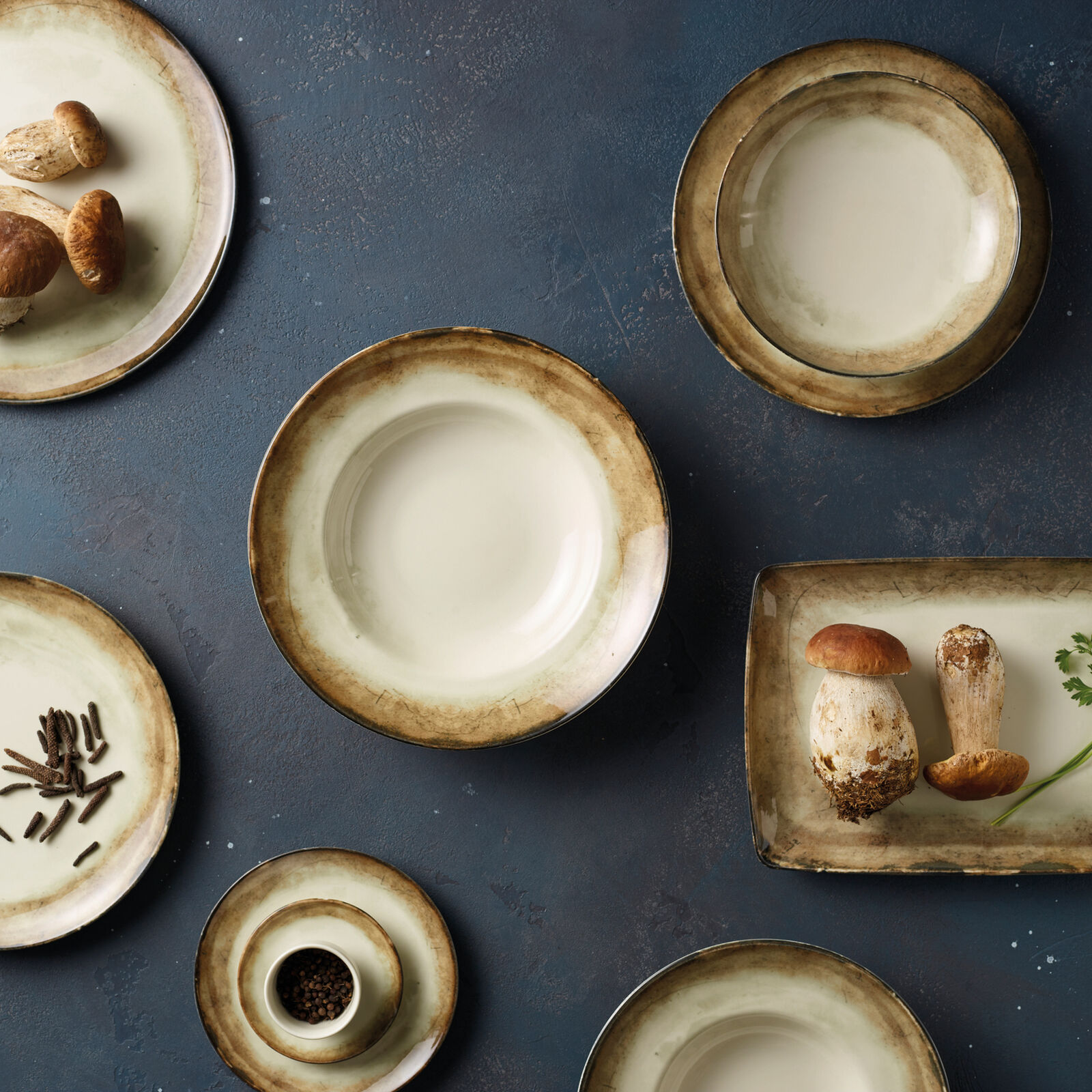 Plates set 4 pieces for pizza image number null