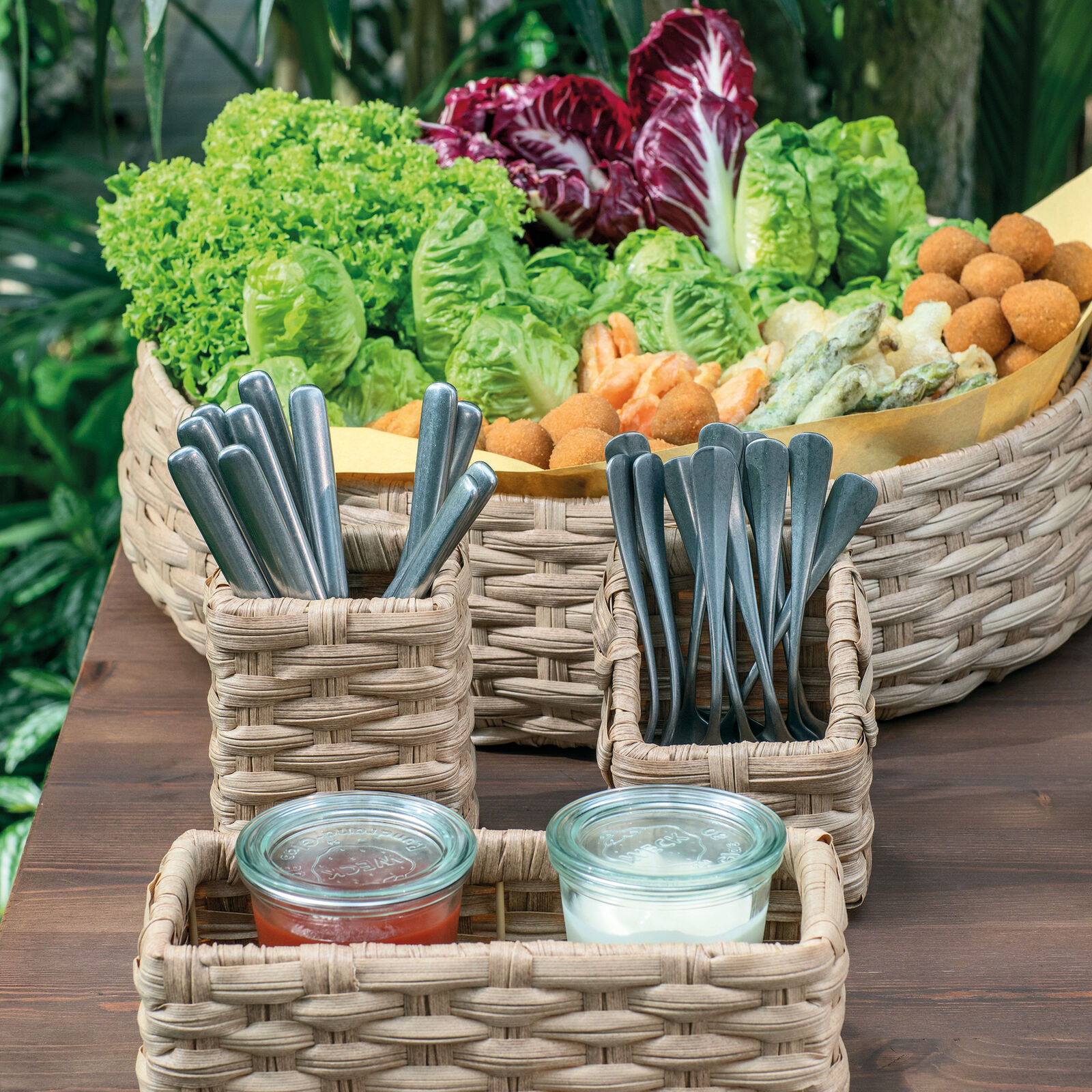 Cutlery/breadstick dispenser  image number null