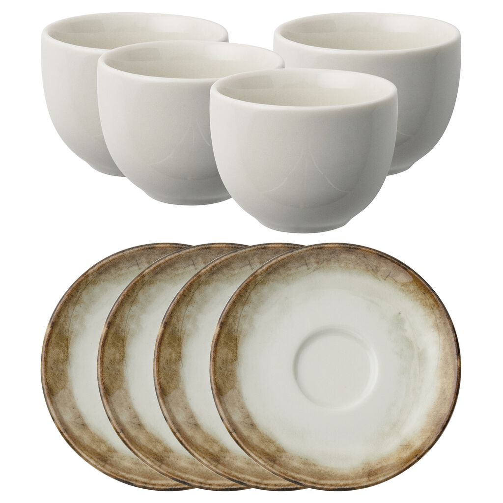 Coffee set 4 pcs, coffee cups and saucers image number 0