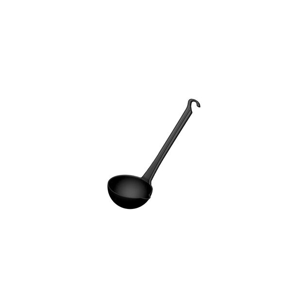 Ladle with spout and short handle image number 0