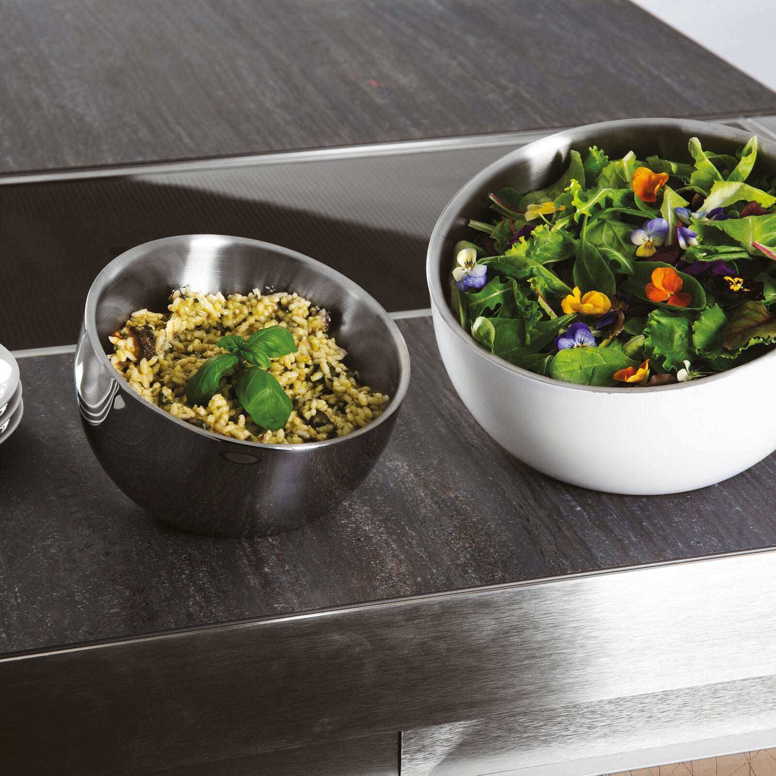Salad bowl double wall image number null