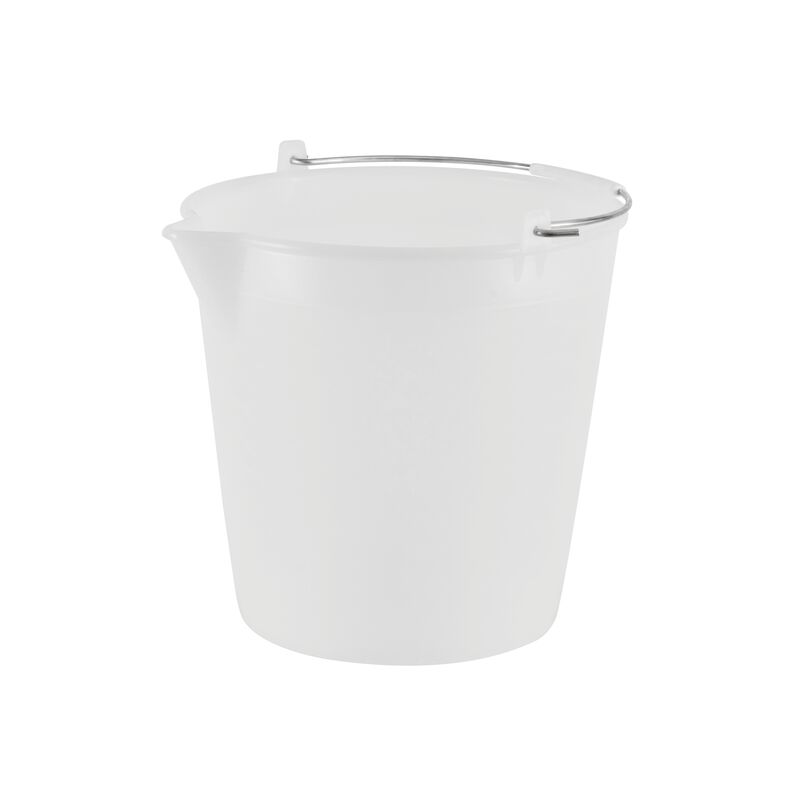 Graduated bucket with spout