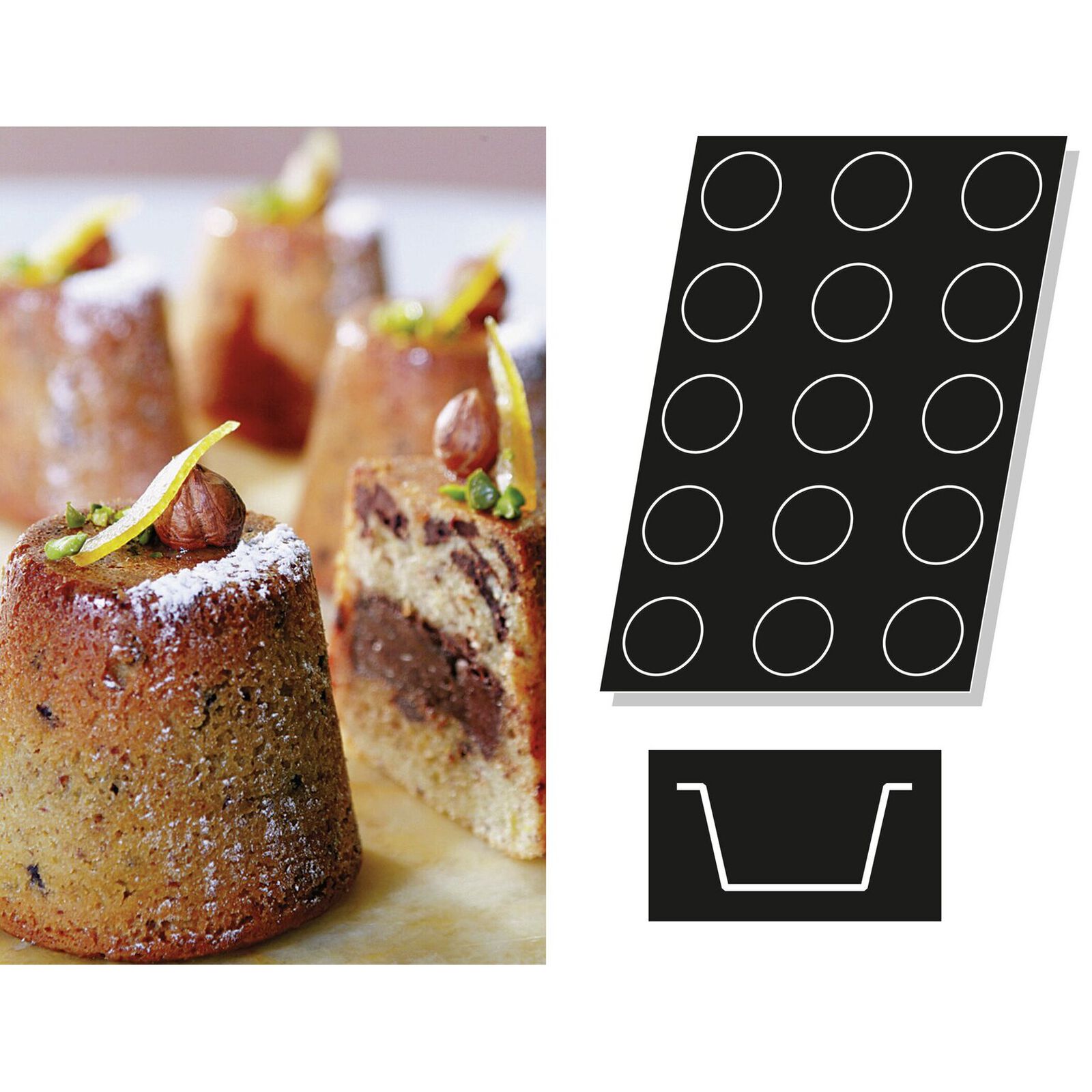 Mold Flexipan multiple Cylinders image number null