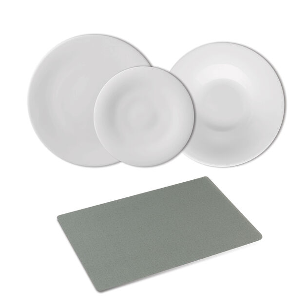 Plates and tablemats set, 6 people image number 0