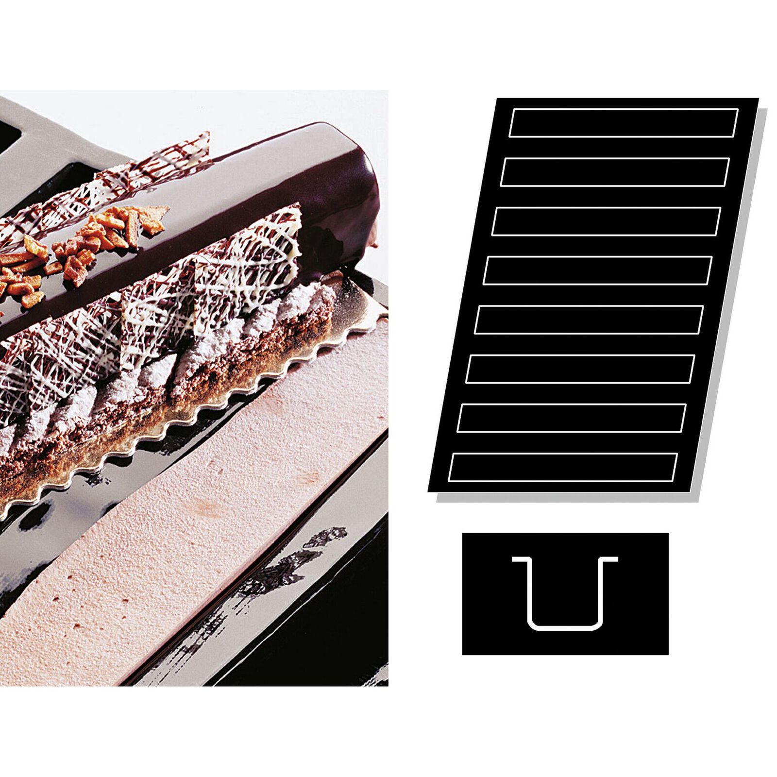 Mold Flexipan multiple Christmas Log image number null