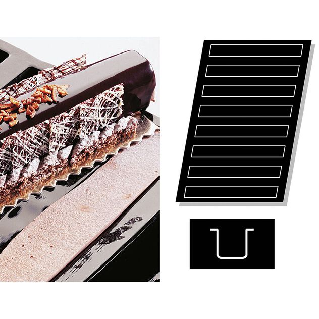 Mold Flexipan multiple Christmas Log image number 0