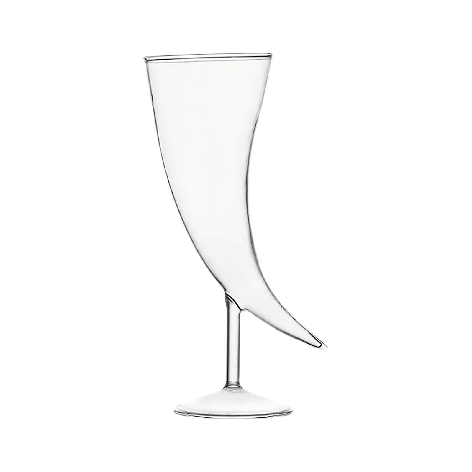 Cocktail glass with horn shape image number null