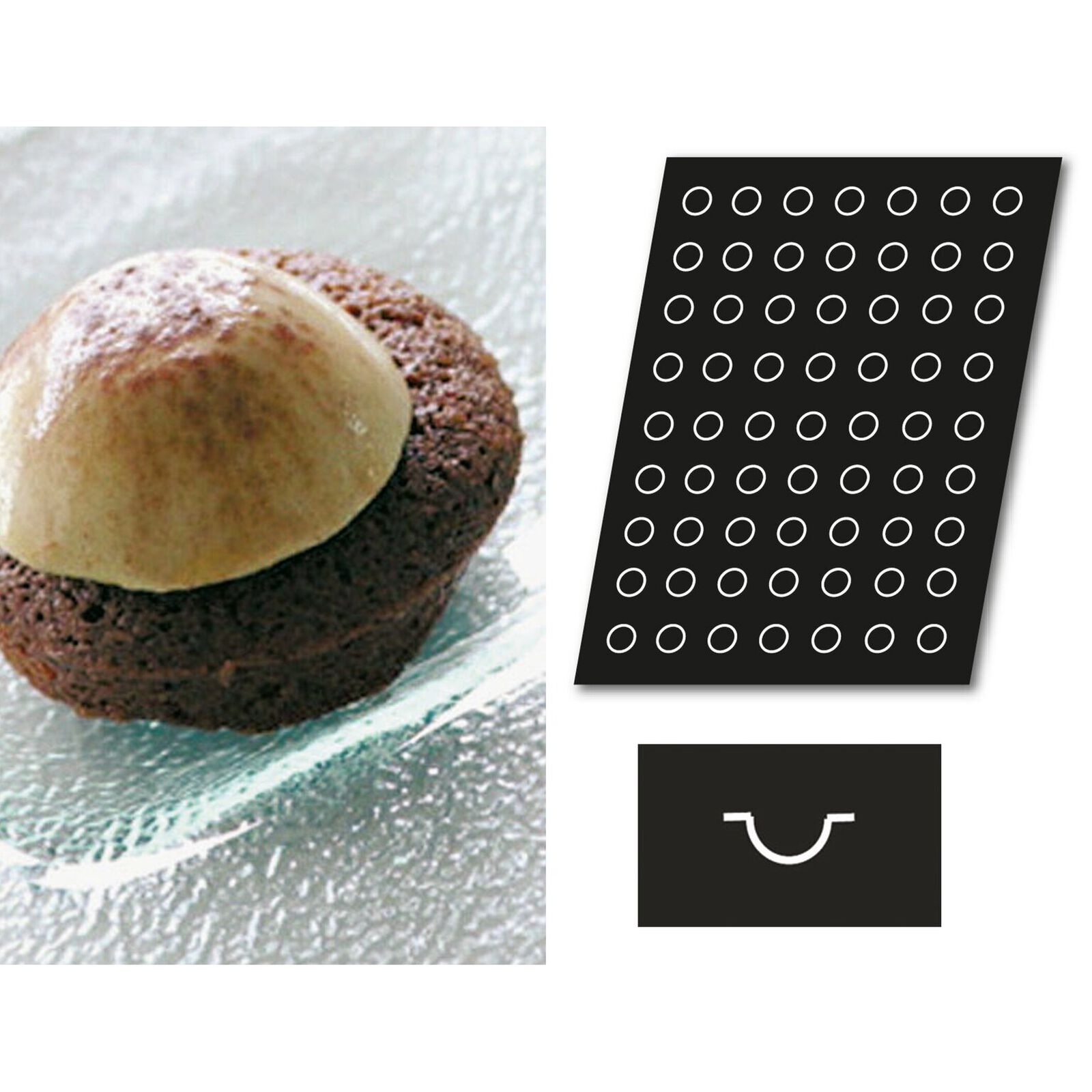 Stampo Flexipan multiplo Piccola Mezza Sfera image number null