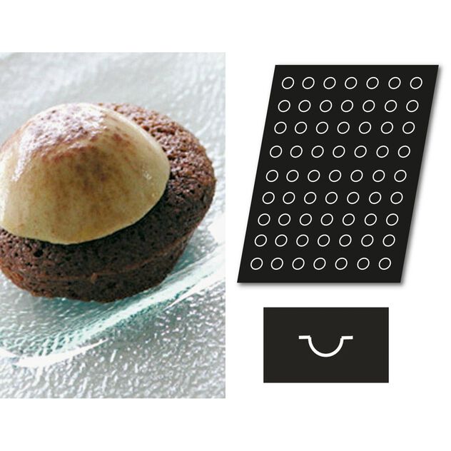 Stampo Flexipan multiplo Piccola Mezza Sfera image number 0