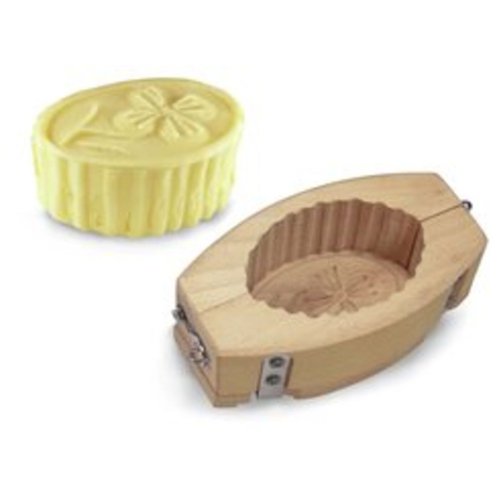 Mold for butter, with fluted edges image number null