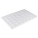 Tray for monoportions molds heart