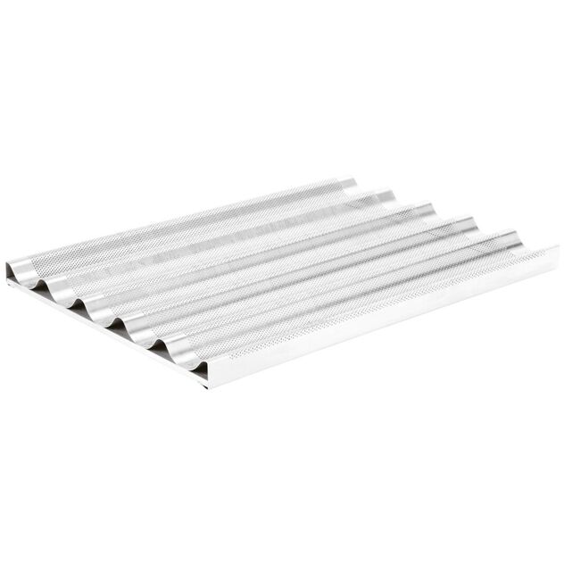 Stampo / teglia baguette, forata image number 0