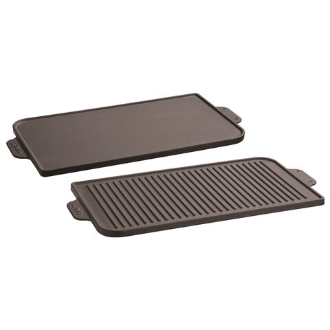 Grill pan reversible