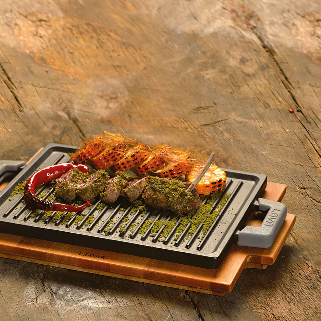Grill pan with stand image number 1