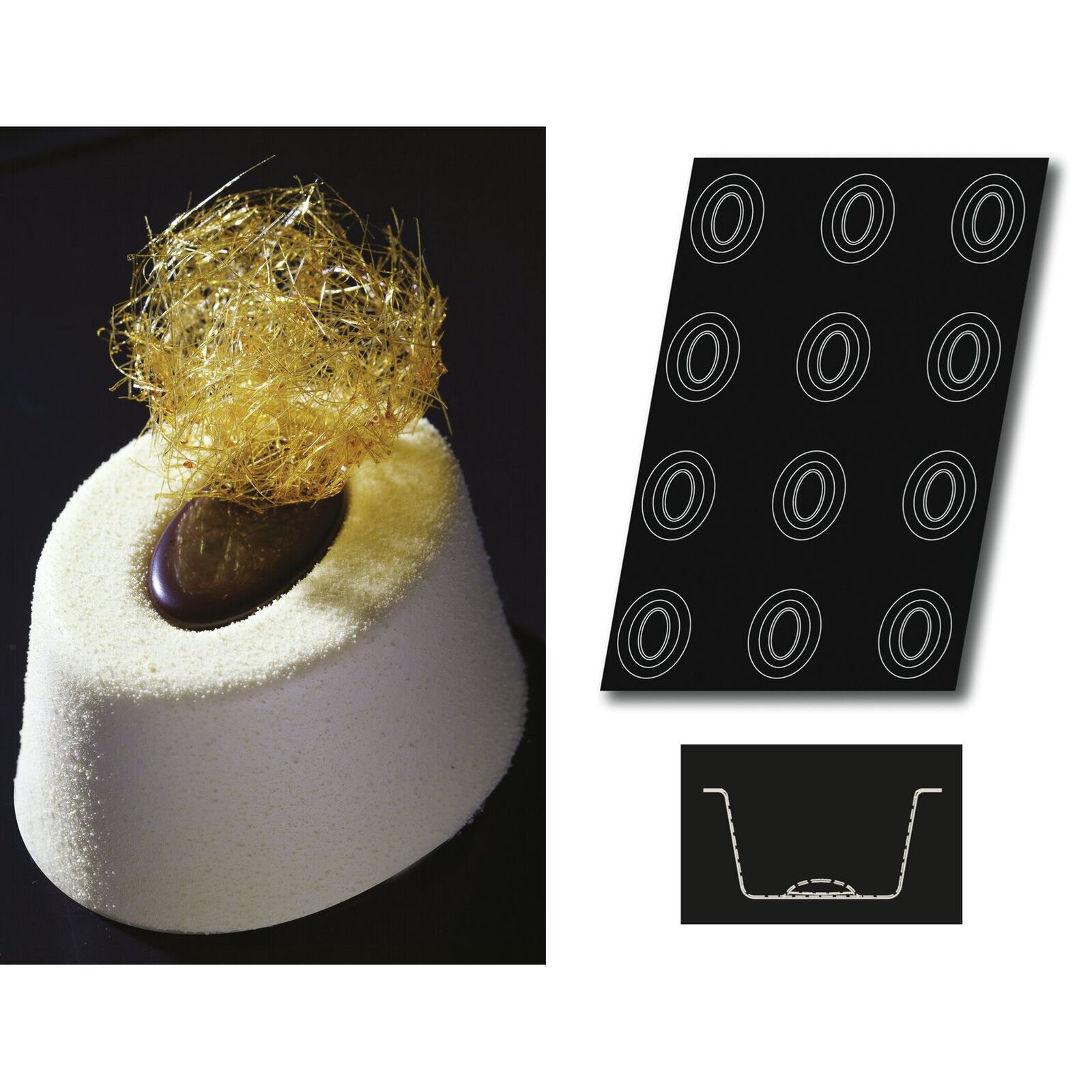 Mold Flexipan multiple Oval Savarins image number null