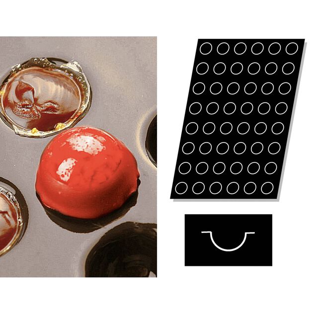 Mold Flexipan multiple Half Sphere image number 0