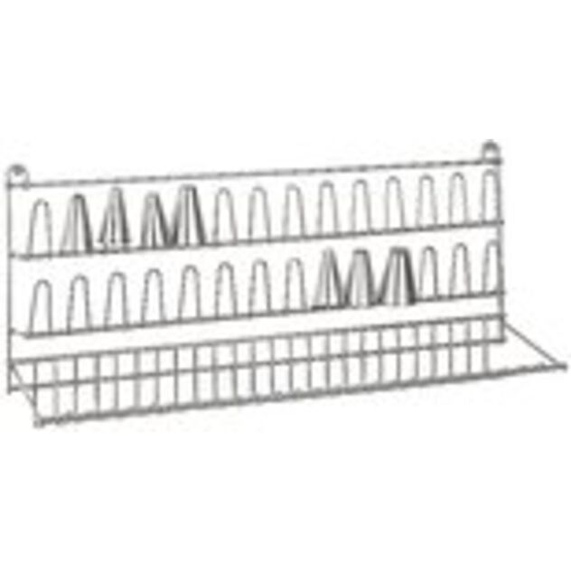 Wall rack for nozzles/icing bags  image number 0