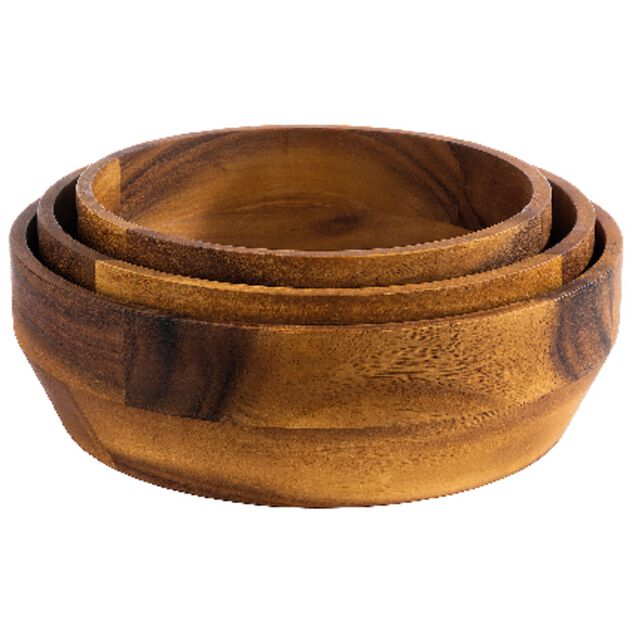 Cereal bowl in acacia wood image number 3