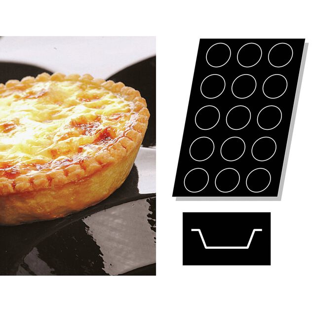 Mold Flexipan multiple Quiches image number 0