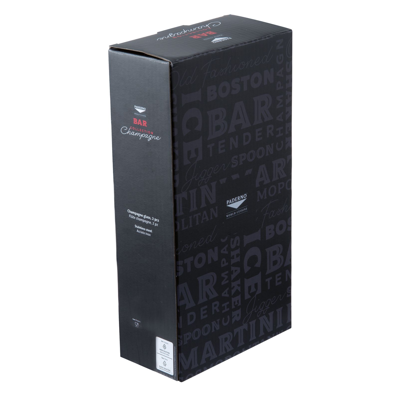 Set 2 pz, flute champagne image number null