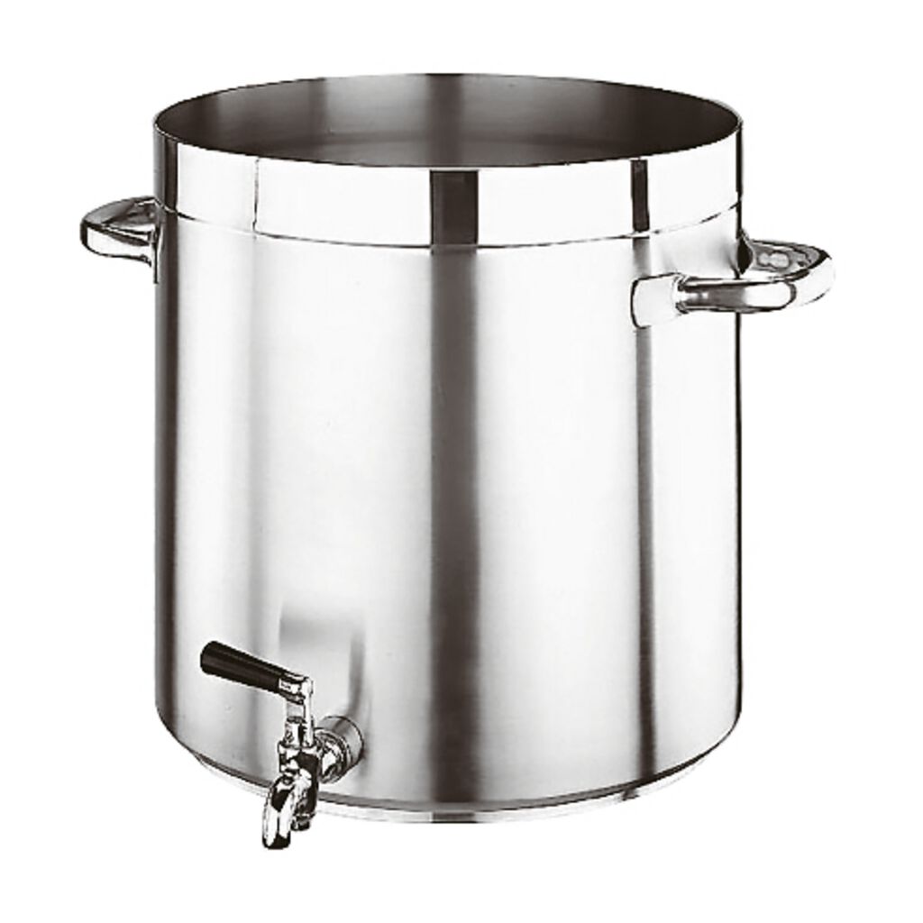 Stock pot with tap image number 0