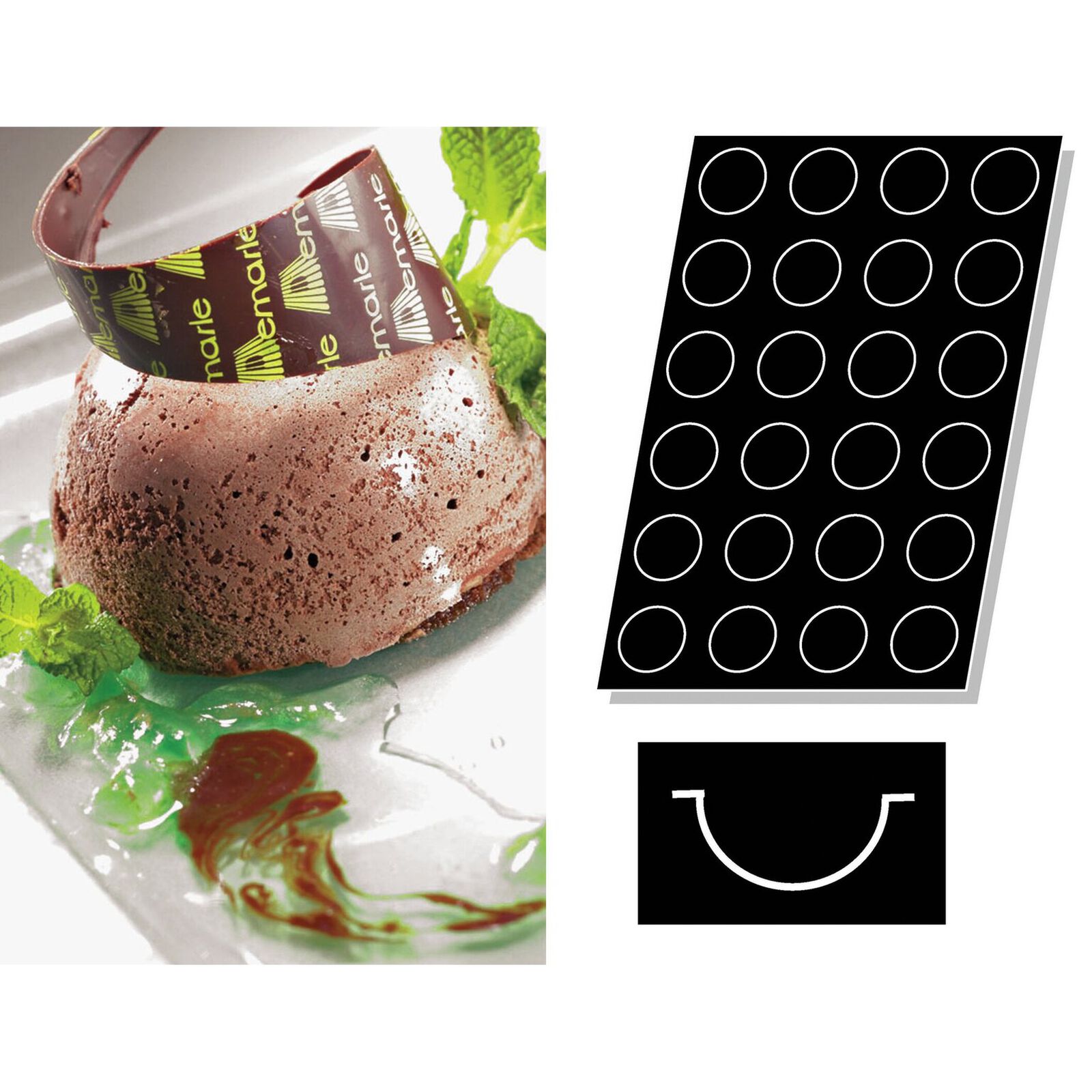 Mold Flexipan multiple Half Sphere image number null