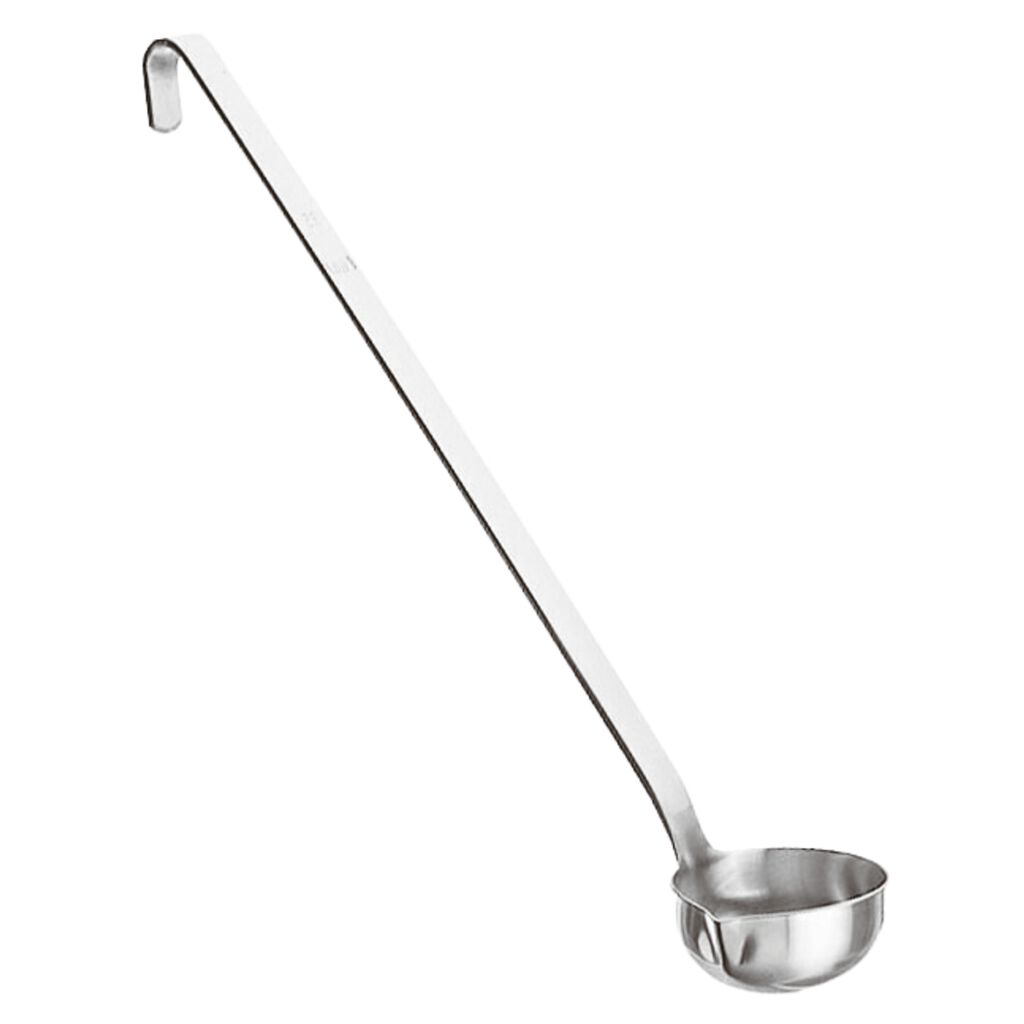 Ladle with spout, left handed image number 0