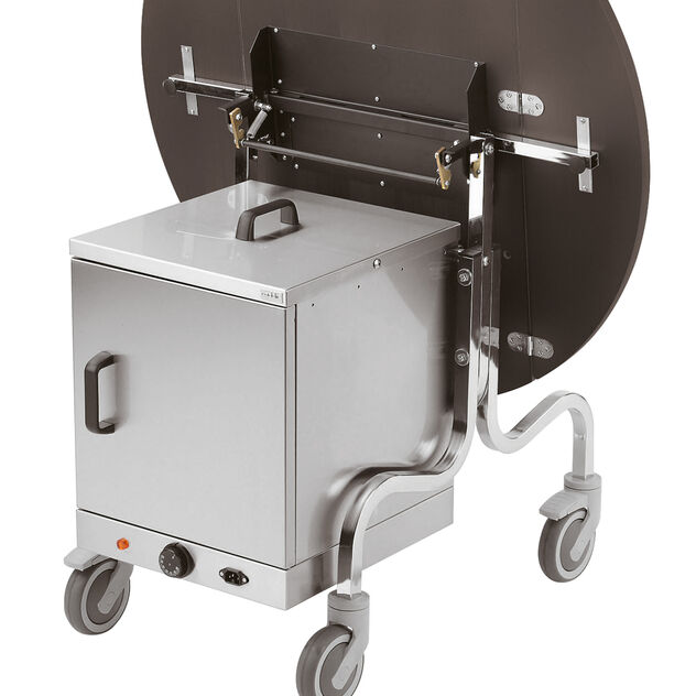 Room service trolley with hot box image number 2