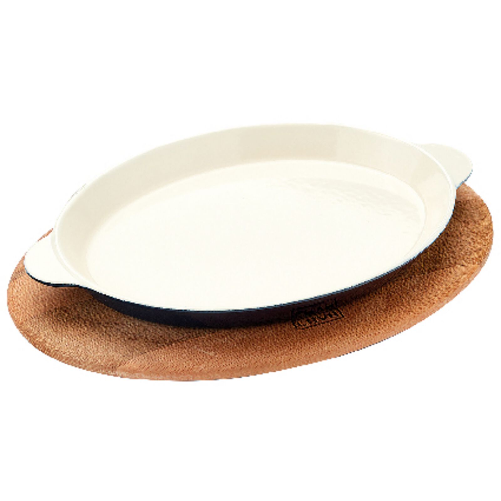 Fajita plate with platter with wooden platter image number null