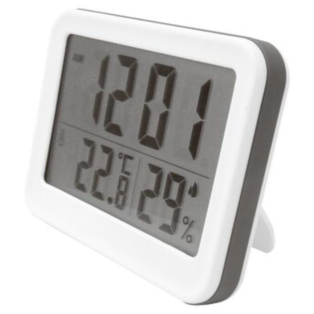 Thermometer with clock image number 1