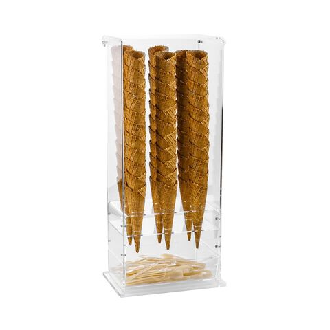 Ice cream cone holder and cup case