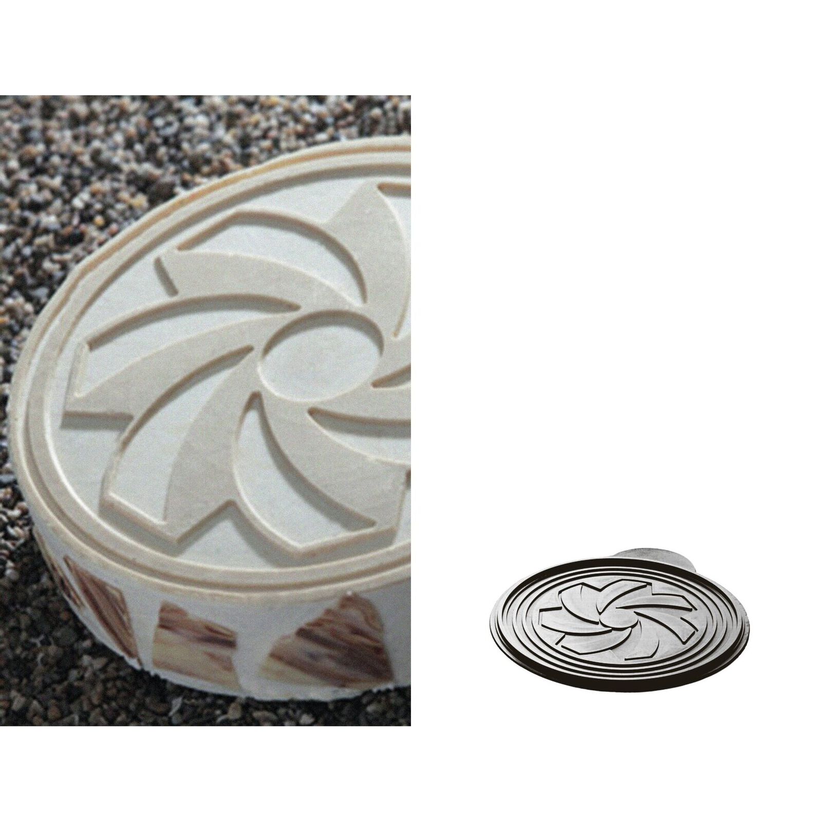 Mold Flexipan Relief Mat Rosette image number null