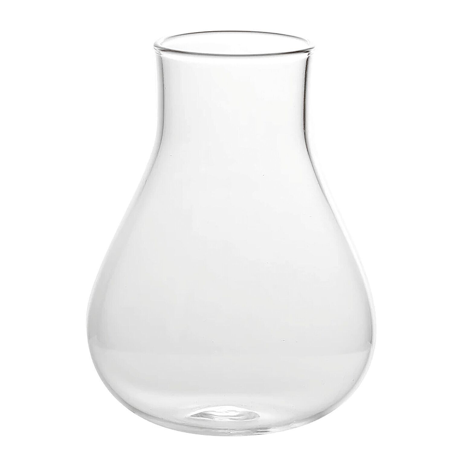 Cocktail glass with flask shape