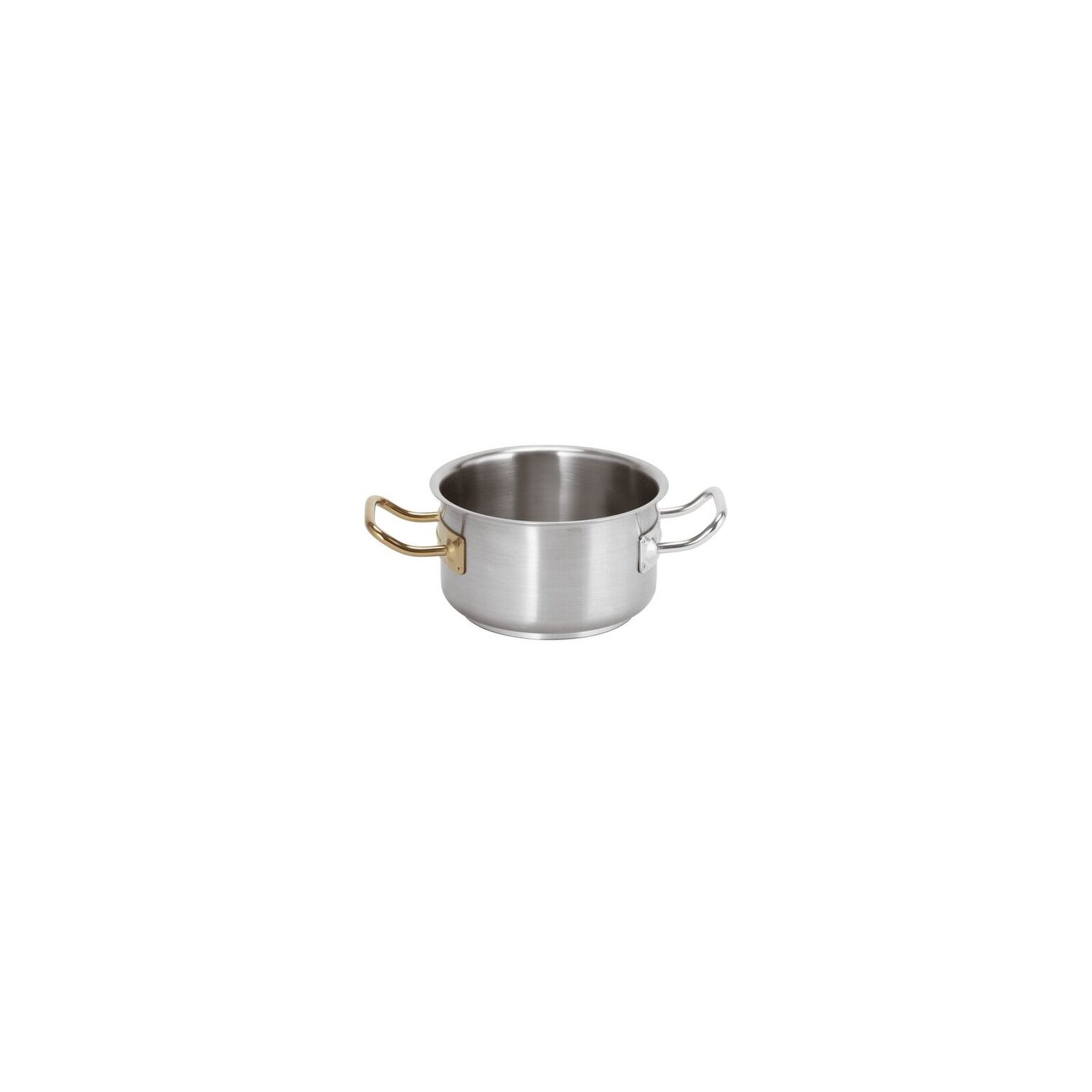 Pinti Inox Casseruola Professionale Con 2 Maniglie - 18 Cm, Acciaio Inossidabile, Facile Da Pulire
