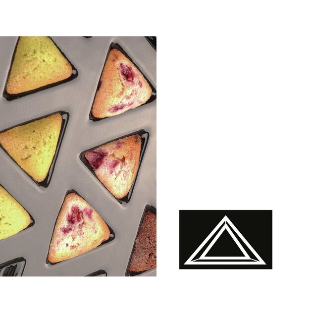 Mold Flexipan multiple Triangles image number 0