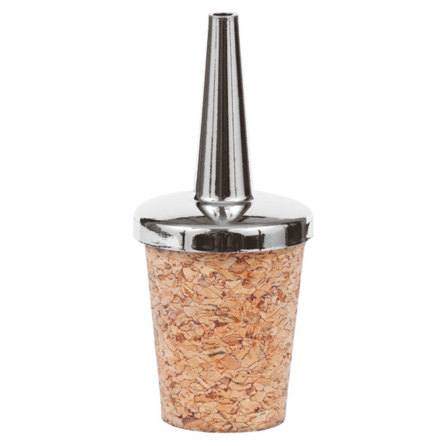 Bottle pourer with stopper
