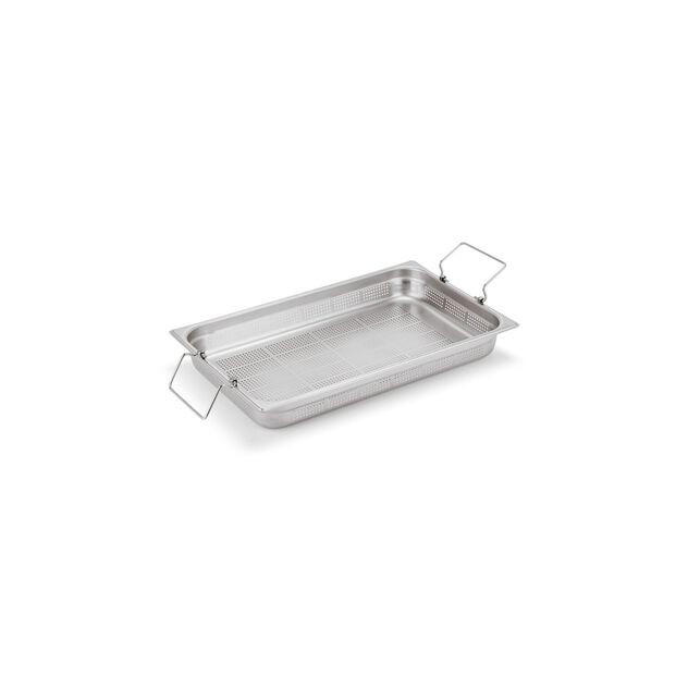 Container perforated with folding handles image number 0