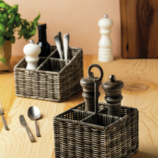 Container for condiments, 4 compartments image number 3