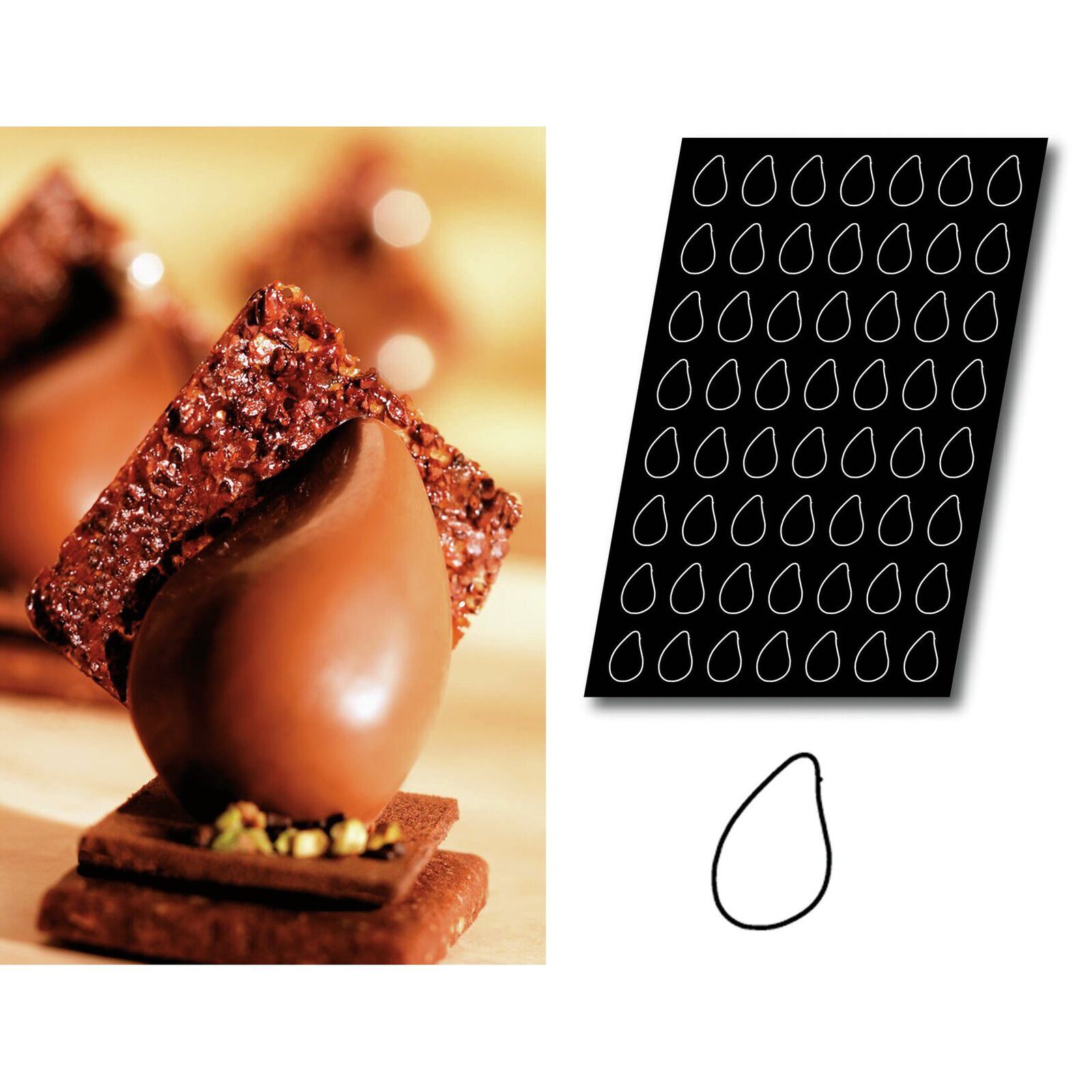 Mold Flexipan multiple Mini Drops image number null