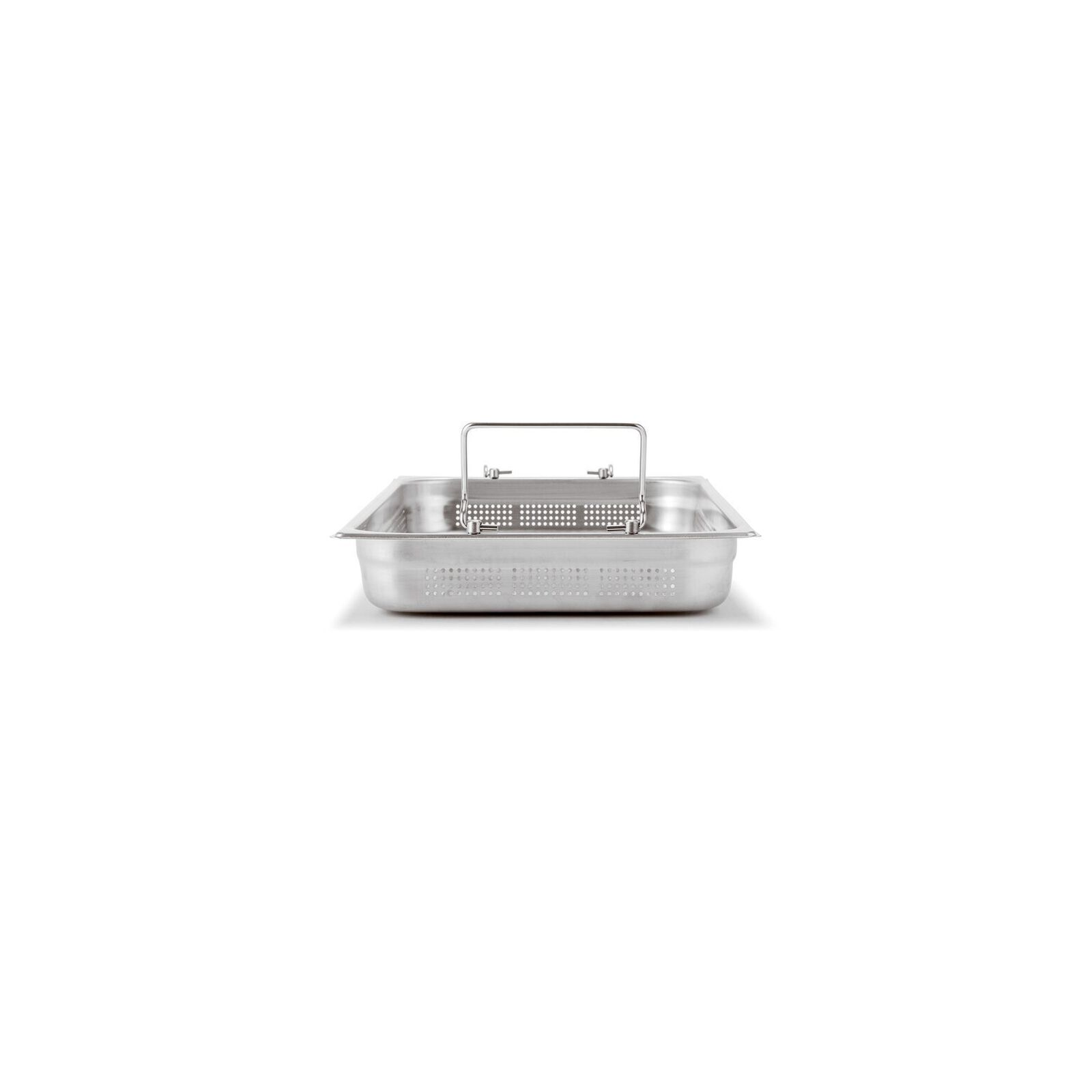 Container perforated with folding handles image number null