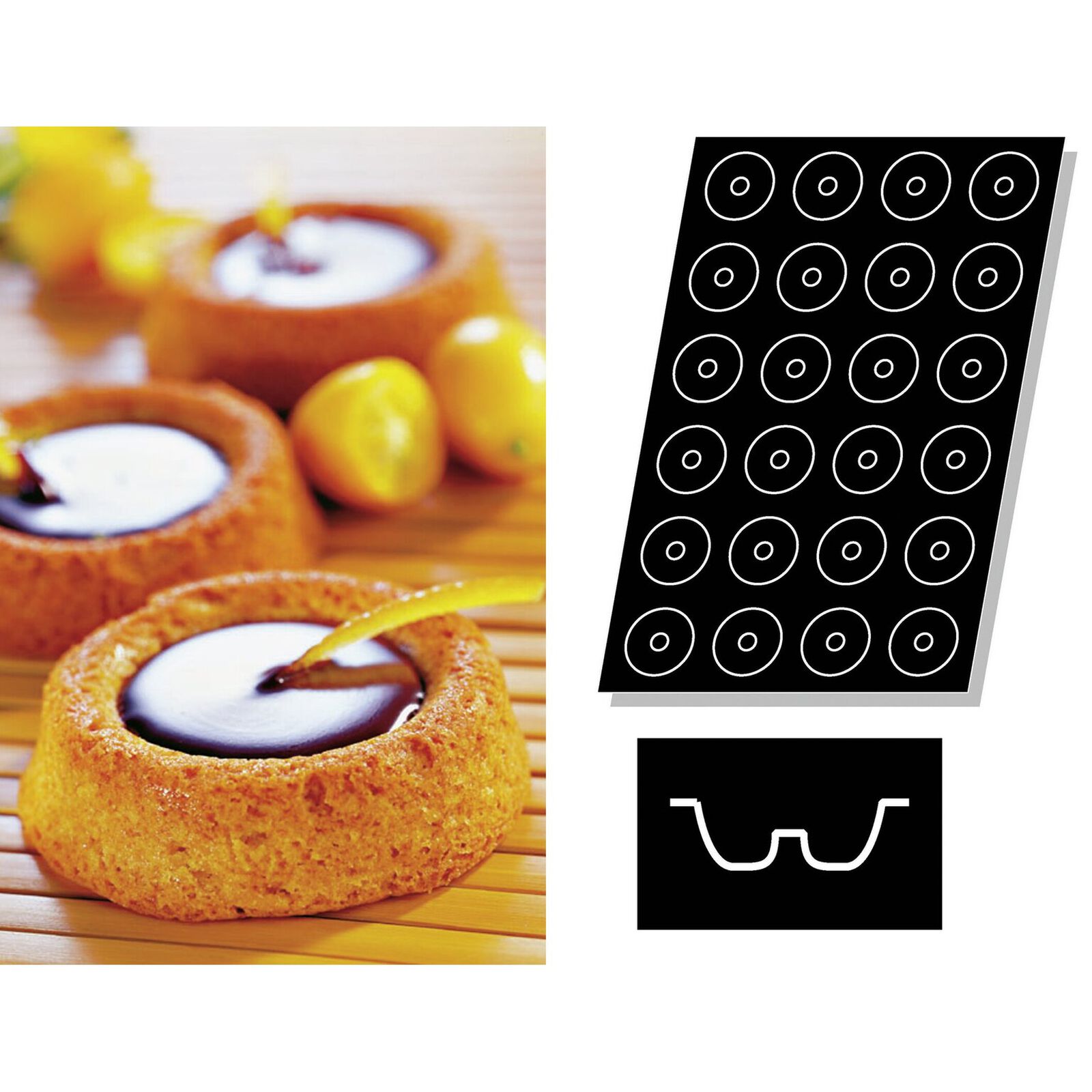 Mold Flexipan multiple Savarins image number null