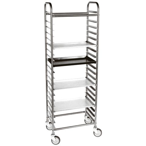 Trolley for baking sheet