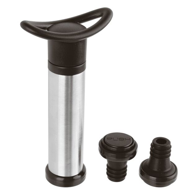 Pompa sottovuoto per vino con 2 tappi image number 0