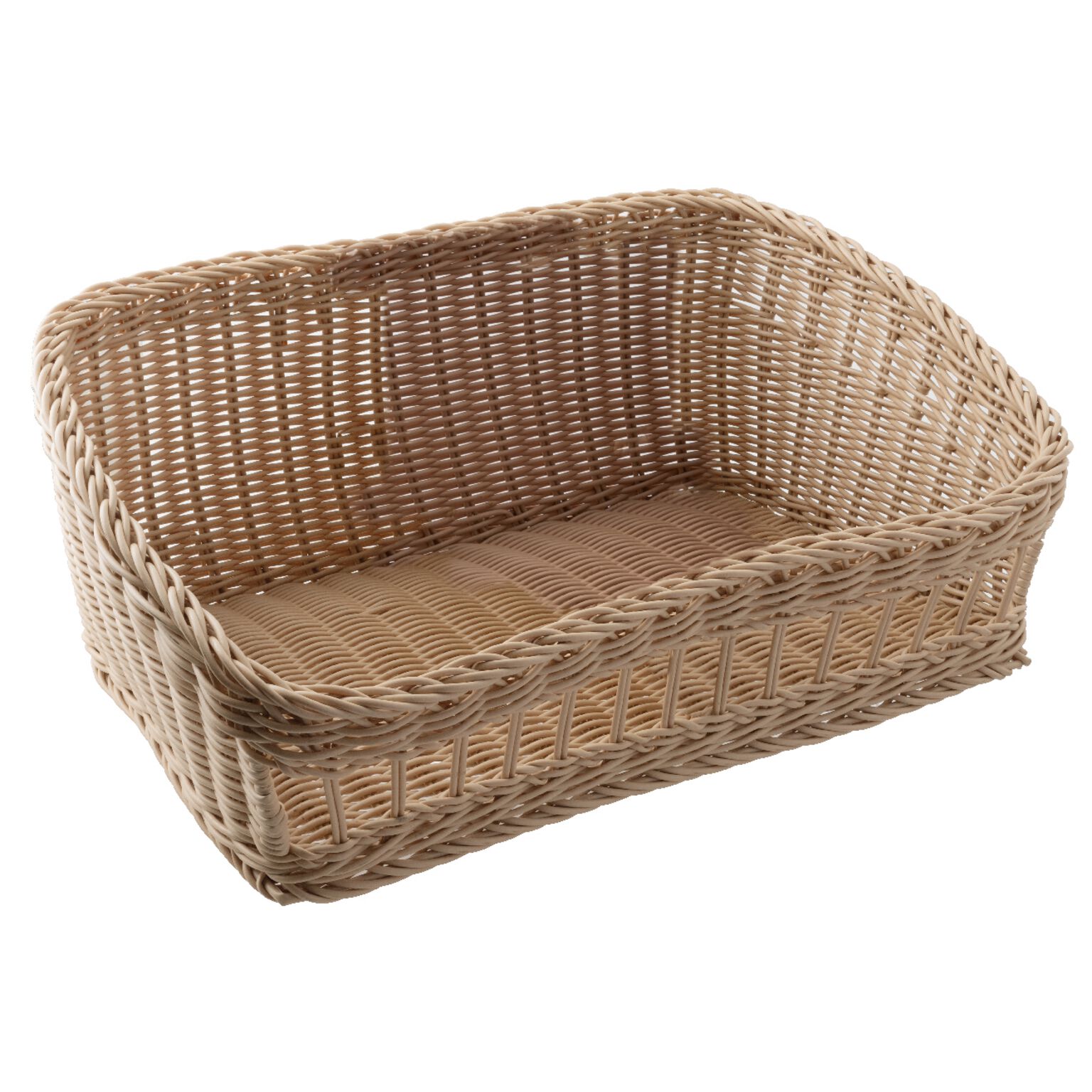 Bread basket with 2 sections and removable divider 2
