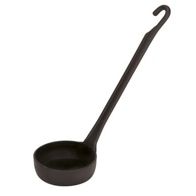 Ladle for pizza, flat bottom