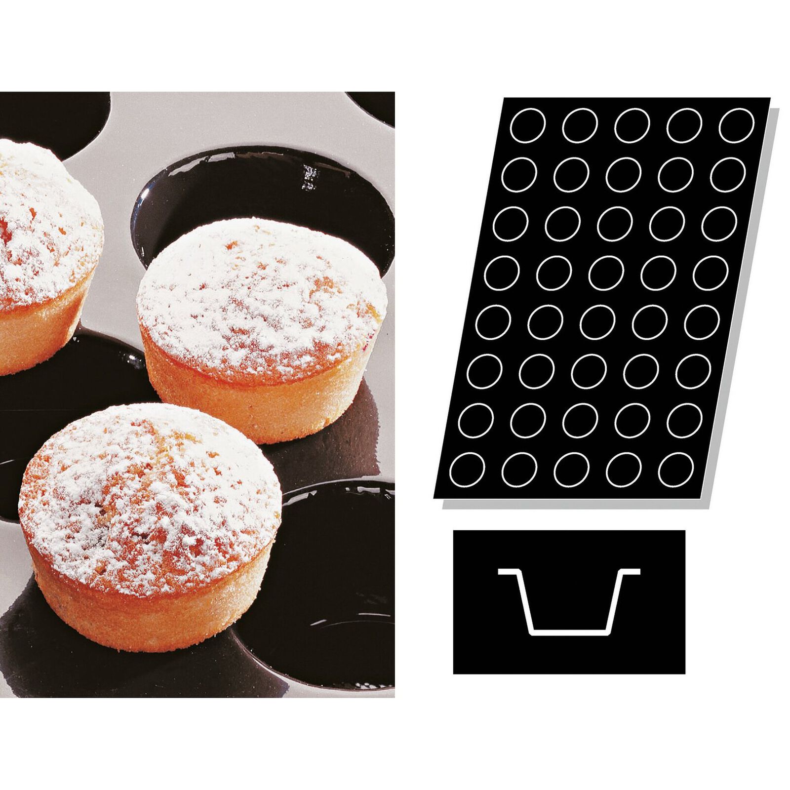 Mold Flexipan multiple Small Muffins image number null
