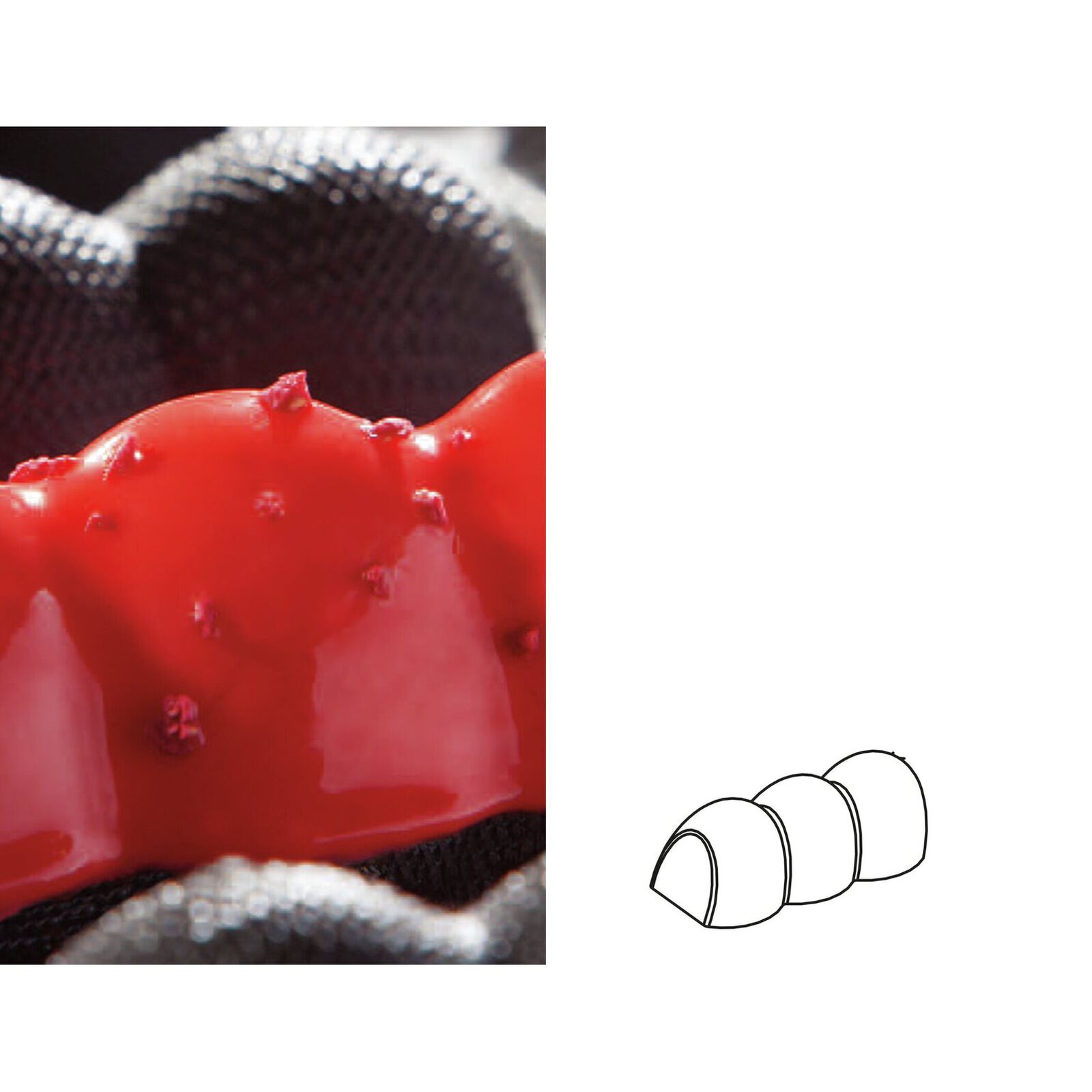 Mold Flexipan multiple Mini Chenilles image number null