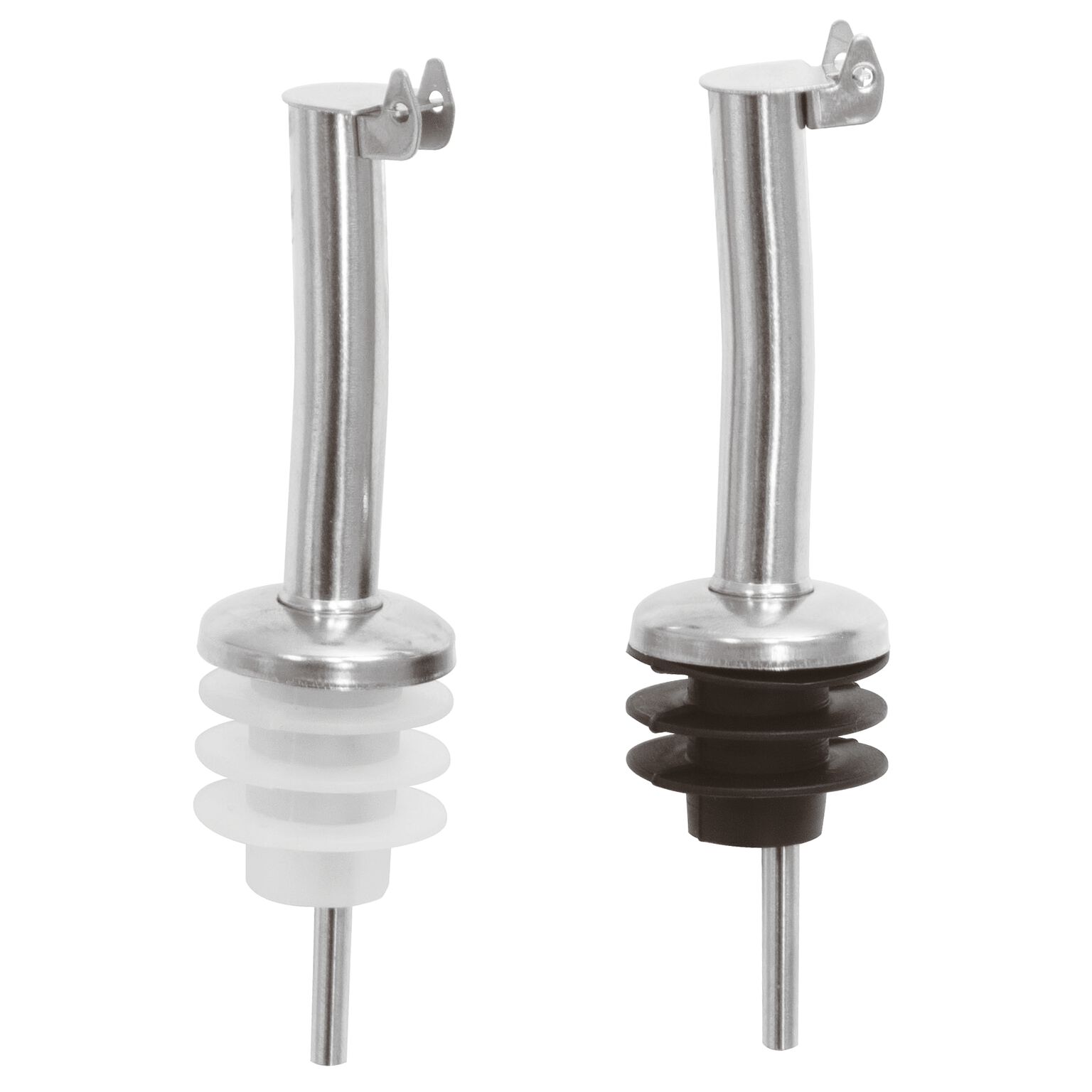 Bottle pourer with stopper