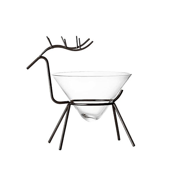 Cocktail glass with deer stand image number 0