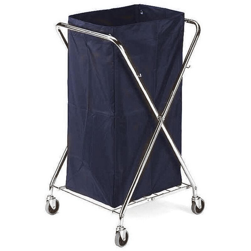 Housekeeping cart for linen collection 